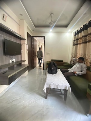 Living Room in 2 BHK Apartment at Dwarka – for Rent