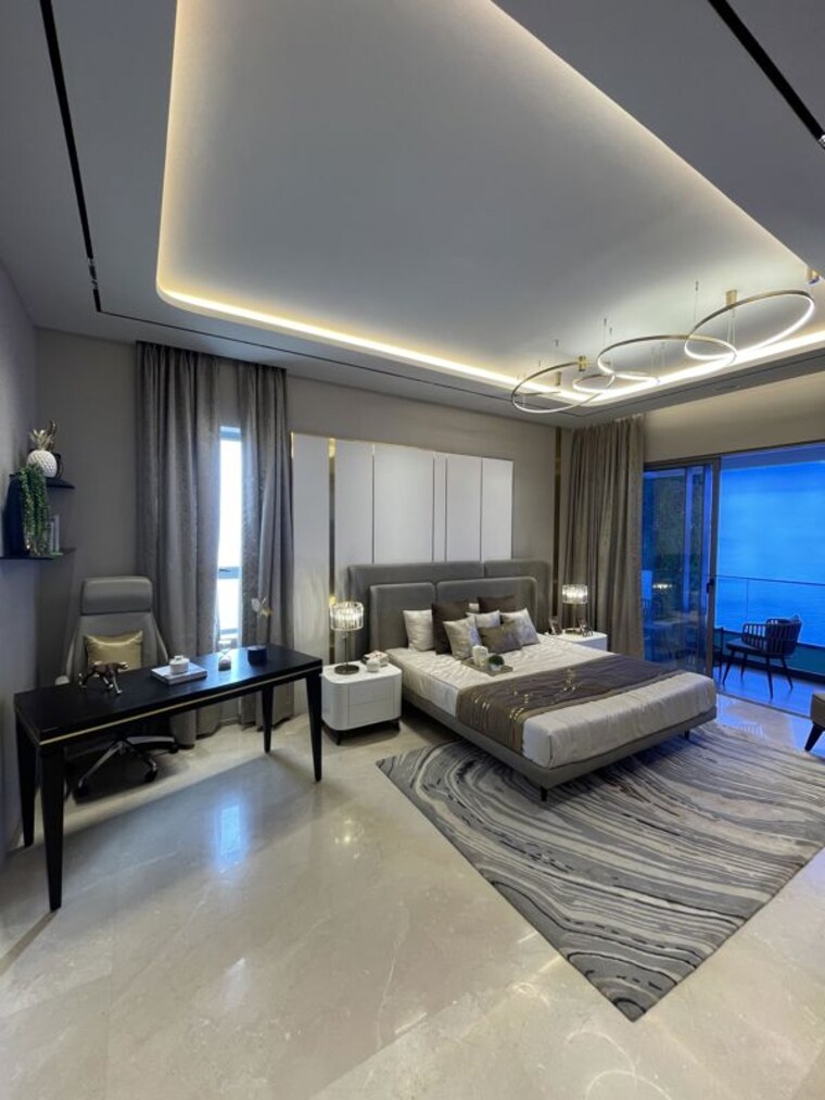 Living Room, l-and-t-the-gateway 3 Bedroom 1490 Sq.Ft. Apartment In Sewri Mumbai 10024767