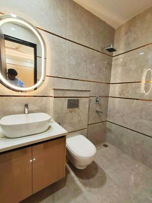 Bathroom in 3 BHK Apartment at Saket – for Rent