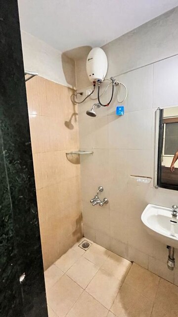 Bathroom in 2 BHK Apartment at Essen Shonest Towers, Wakad – for Rent