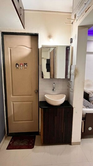 Bathroom in 2 BHK Apartment at Essen Shonest Towers, Wakad – for Rent