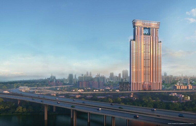 Exterior View, l-t-crescent-bay-t2 3 Bedroom 1490 Sq.Ft. Apartment In Parel Mumbai 10024912