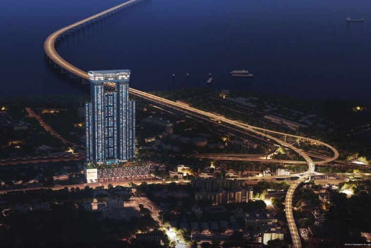 Exterior View, l-t-crescent-bay-t2 3 Bedroom 1490 Sq.Ft. Apartment In Parel Mumbai 10024912