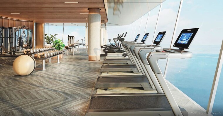 Gym, l-t-crescent-bay-t2 3 Bedroom 1490 Sq.Ft. Apartment In Parel Mumbai 10024912