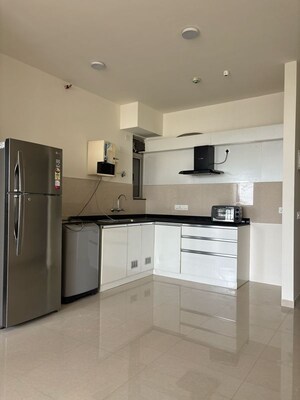 Kitchen in 1 BHK Apartment at Hiranandani Queensgate, Hulimavu – for Rent