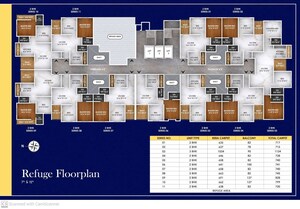 Floor Plan in 2 BHK Apartment at Mahalaxmi Elegance, Undri – for Sale