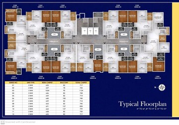 Floor Plan in 2 BHK Apartment at Mahalaxmi Elegance, Undri – for Sale