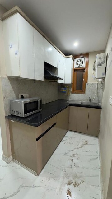 Kitchen in 1 BHK Builder Floor at Chattarpur – for Rent