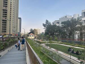 Balcony in 2 BHK Apartment at Yashwin Supernova, Wakad – for Rent