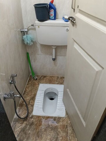 Bathroom in 1 BHK Apartment at LS Laxmi Avenue, Wakad – for Rent