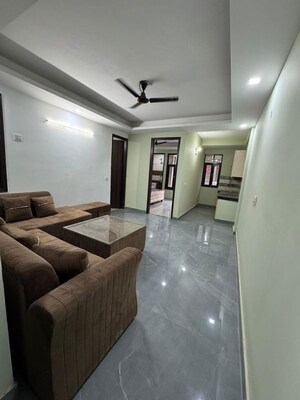 Living Room in 2 BHK Builder Floor at Chattarpur – for Rent