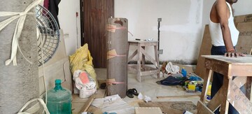 Living Room in 2.5 BHK Apartment at Lower Parel – for Rent