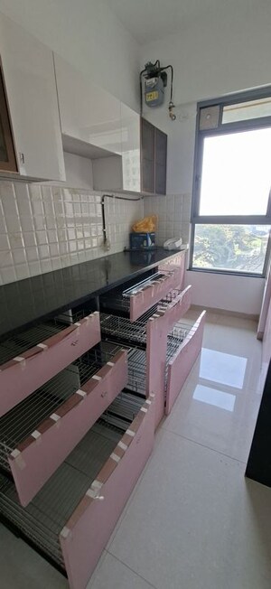 Kitchen in 2 BHK Apartment at Kalpataru Immensa, Kolshet Road – for Rent