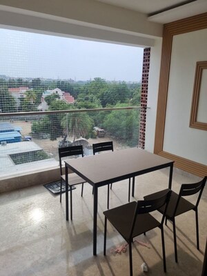 Balcony in 4 BHK Apartment at Venkat Enclave Hitech City, Hi Tech City – for Rent