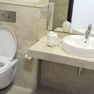 Bathroom in 4 BHK Apartment at Dadar West – for Rent