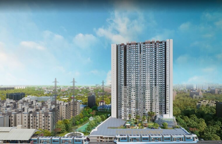 Exterior View, siddha-sky-phase-2 3 Bedroom 1390 Sq.Ft. Apartment In Wadala Mumbai 10025352