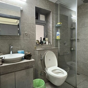 Bathroom in 3 BHK Apartment at Goregaon East – for Rent