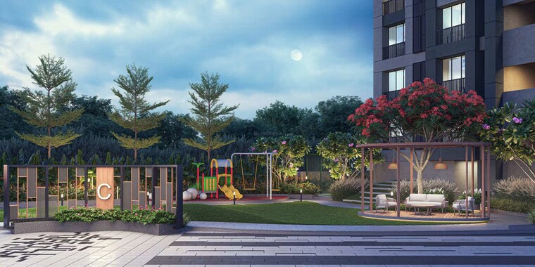 Exterior View, new althan 3 Bedroom 1890 Sq.Ft. Builder Floor In New Althan Surat 10025605