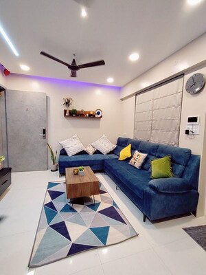 Living Room in 2 BHK Apartment at Wakad – for Sale