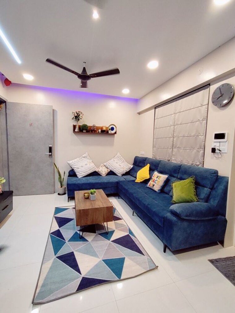 Living Room, wakad 2 Bedroom 757 Sq.Ft. Apartment In Wakad Pune 10025716