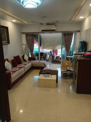 Living Room in 3 BHK Apartment at Lokhandwala Whispering Palms, Kandivali East – for Rent