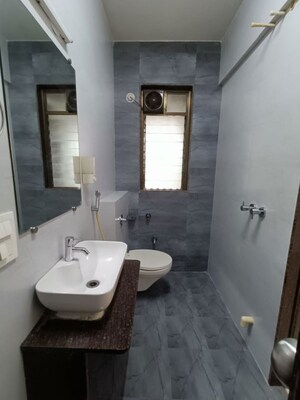 Bathroom in 3 BHK Apartment at Asmita Sand Dunes, Malad West – for Sale