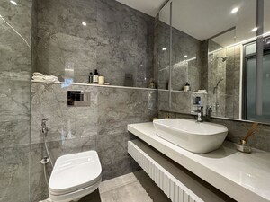 Bathroom in 3 BHK Apartment at Godrej Horizon Wadala, Wadala – for Sale