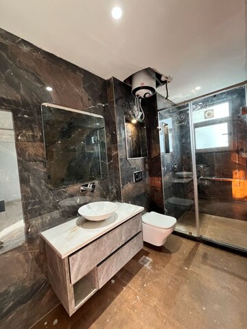 Living Room in 3 BHK Builder Floor at Sushant Lok I – for Rent