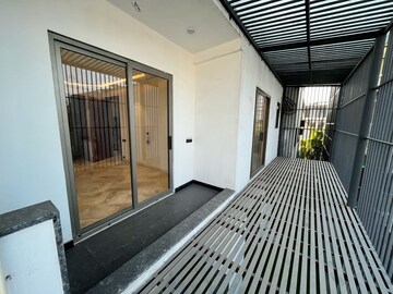 Balcony in 3 BHK Builder Floor at Sushant Lok I – for Rent