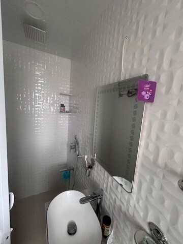 Bathroom in 1 BHK Apartment at Lokhandwala Whispering Palms, Kandivali East – for Rent