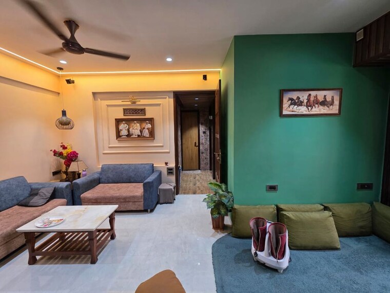 Living Room, k-raheja-interface-heights 2 Bedroom 652 Sq.Ft. Apartment In Malad West Mumbai 10025895