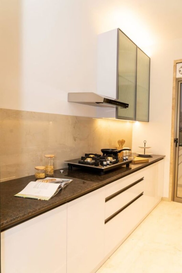 Kitchen, ajmera-manhattan 3 Bedroom 1120 Sq.Ft. Apartment In Bhakti Park Mumbai 10025886