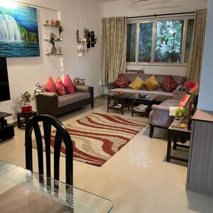 Living Room in 2 BHK Apartment at Bandra West – for Rent