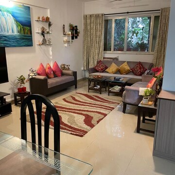 Living Room in 2 BHK Apartment at Bandra West – for Rent
