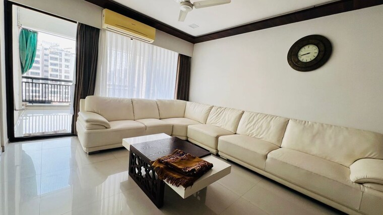 Living Room, satellite 3 Bedroom 2200 Sq.Ft. Apartment In Satellite Ahmedabad 10026055