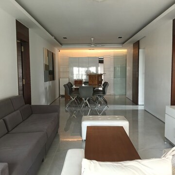 Living Room in 3 BHK Apartment at Malabar Hill – for Sale