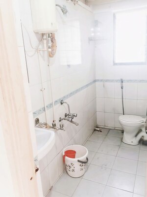 Bathroom in 2 BHK Builder Floor at JCD Park, Yerawada – for Rent