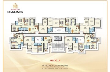 Floor Plan in 1 BHK Apartment at Deeplaxmi Shreeji Milestone, Belawali – for Sale