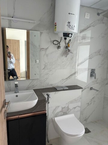 Bathroom in 3 BHK Apartment at M3M Marina, Sector 68 – for Rent
