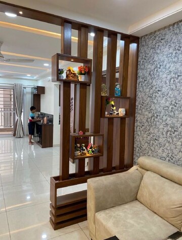 Living Room in 4 BHK Apartment at Prestige High Fields, Gachibowli – for Rent