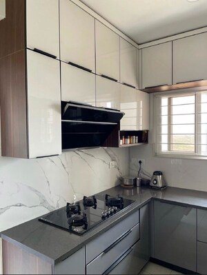 Kitchen in 4 BHK Apartment at Prestige High Fields, Gachibowli – for Rent