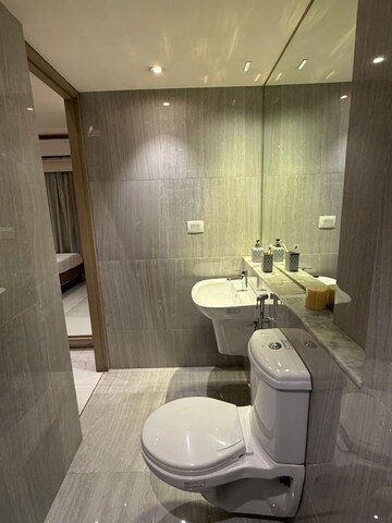 Bathroom in 3 BHK Apartment at DLF Park Place, Sector 54 – for Rent