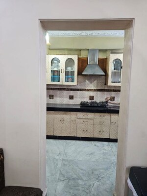 Kitchen in 3 BHK Builder Floor at Sunder Nagar – for Rent
