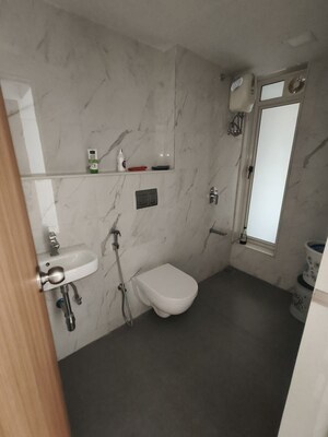 Bathroom in 3 BHK Apartment at Lodha Codename Premier, Dombivli East – for Rent