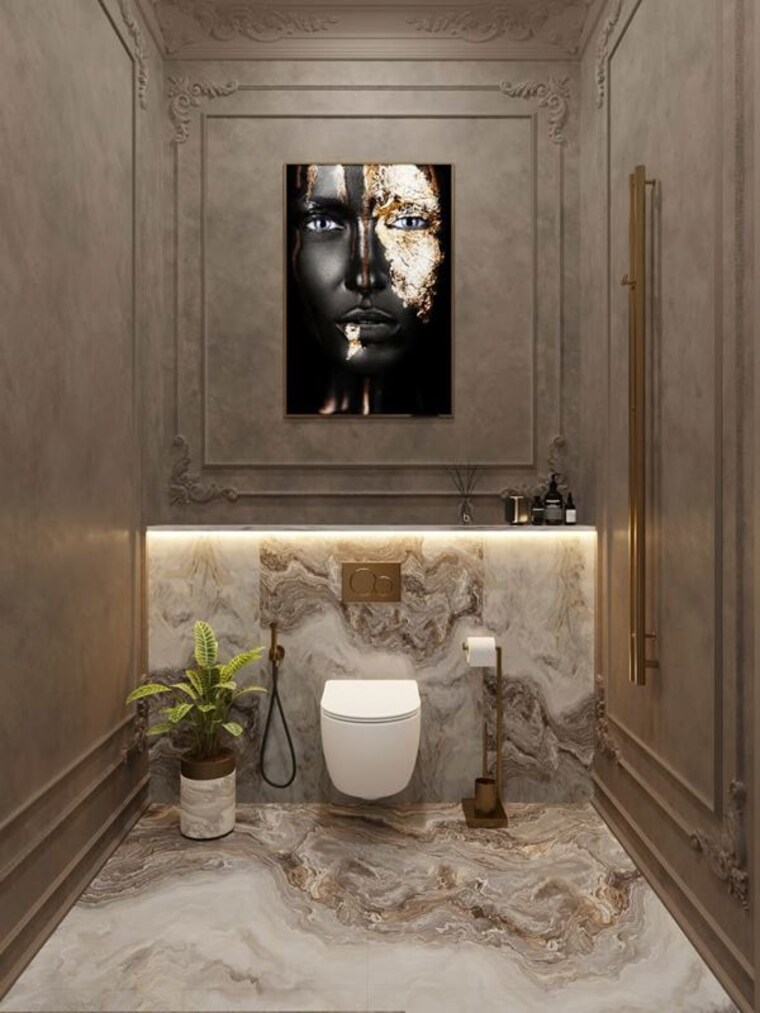 Bathroom, pitampura 6+ Bedroom 1250 Sq.Ft. Independent House In Pitampura Delhi 10004206