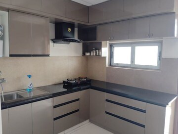 Kitchen in 3 BHK Apartment at Manbhum Around The Grove, Financial District – for Rent