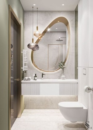 Attached Bathroom in 6+ BHK Independent House at Pitampura – for Sale