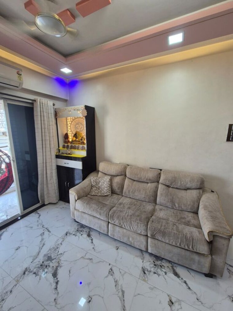 Living Room, yasho-deep-heights 1 Bedroom 550 Sq.Ft. Apartment In Gothivali Village Navi Mumbai 10027292