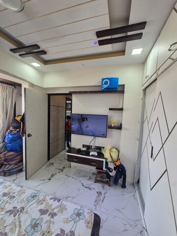 Master Bedroom in 1 BHK Apartment at Yasho Deep Heights, Gothivali Village – for Sale