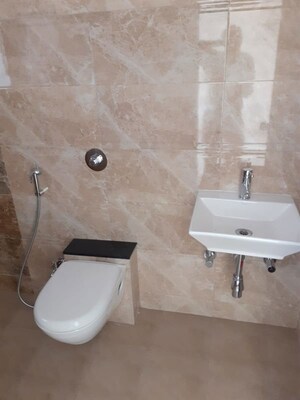 Bathroom in 3 BHK Apartment at Shree Bal Kapil Akhila, Baner – for Rent